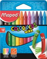 @Мелки восковые COLOR PEPS Wax Crayons, 12 цв.